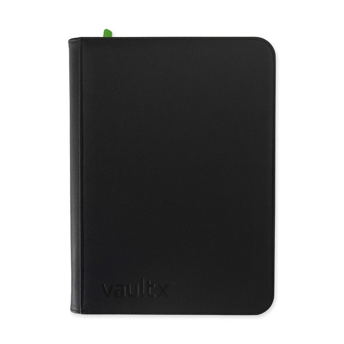 VaultX EXO-TEC Zip Binder 9 Pockets – Álbum Premium 360 Cartas con Cremallera Negro
