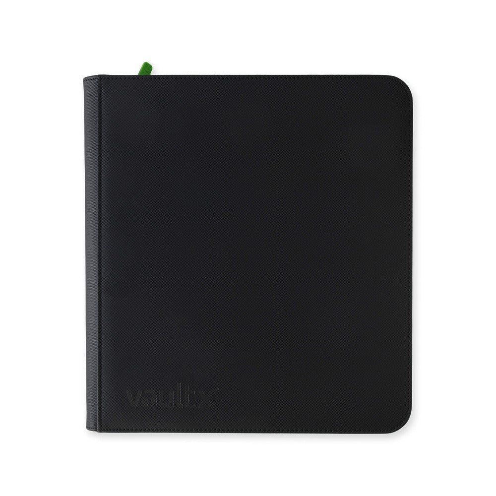 VaultX EXO-TEC Zip Binder 12 Pockets – Álbum Premium 480 Cartas con Cremallera Negro