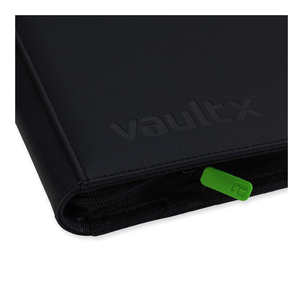 VaultX EXO-TEC Zip Binder 12 Pockets – Álbum Premium 480 Cartas con Cremallera Negro